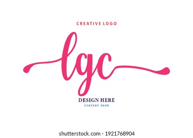 LGC lettering logo is simple, easy to understand and authoritative