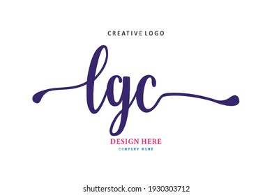 LGC lettering logo is simple, easy to understand and authoritative
