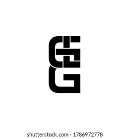 lgg letter original monogram logo design