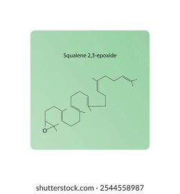 L-Glycerol 3-phosphate skeletal structure diagram.Organic molecule compound molecule scientific illustration.