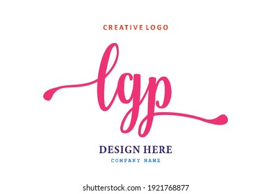 LGP lettering logo is simple, easy to understand and authoritative