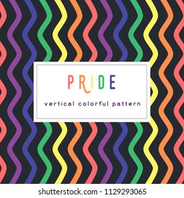 LGTB+ Pride day line abstract pattern