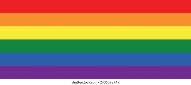 LGTB rainbow collective flag vector