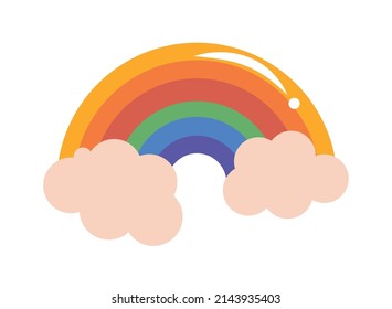 lgtbi flag in rainbow icon