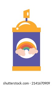 lgtbi flag in spray bottle icon