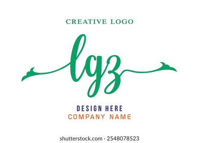 LGZ  lettering logo is simple, easy to understand and authoritative