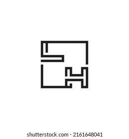 LH-Logobriefe mit erstklassigem professionellem Design, die gut auf allen Printmedien drucken können