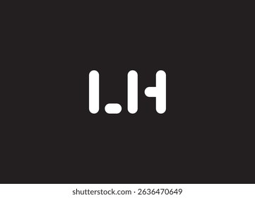 LH Logo Design Criativo e Moderno Logo Design