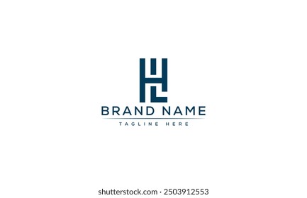 LH logo Design Template Vector Graphic Branding Element.