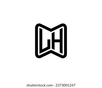 LH-Logo-Design, Vektorgrafik-Vorlage