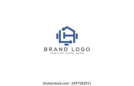 Lh Logo Design Vektor Vorlage Design für Marke