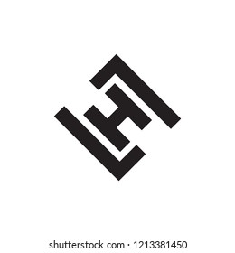 LH logo letter design