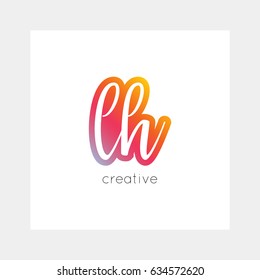 LH logo, vector. Useful as branding, app icon, alphabet combination, clip-art.