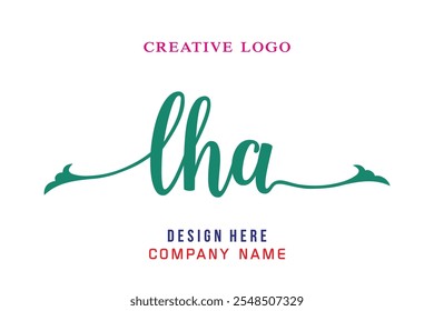 LHA  lettering logo is simple, easy to understand and authoritative
