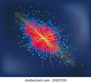 LHC partices collision