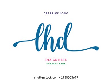 LHD lettering logo is simple, easy to understand and authoritative
