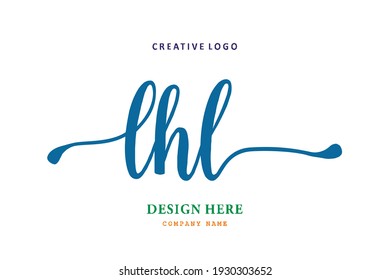 LHL lettering logo is simple, easy to understand and authoritative