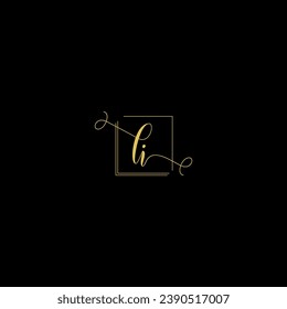 LI creative modern letters logo design template