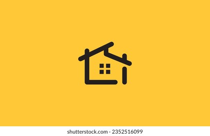 LI homes logo. letter l with i forming house . clean and creative logo design . vector illustration