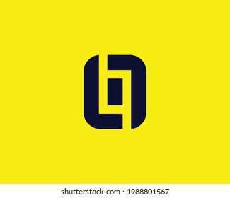 plantilla vectorial de diseño de logotipo de letras LI