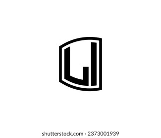 plantilla vectorial de diseño de logotipo LI