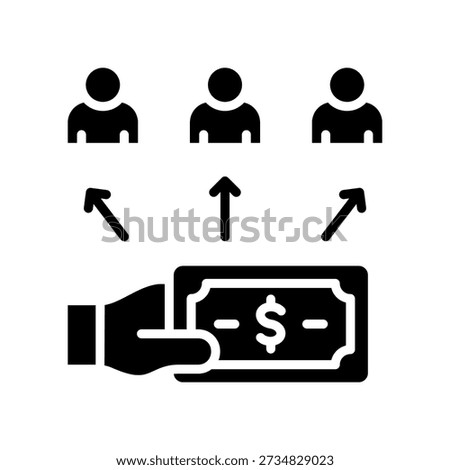Liabilities Icon Glyph Vector Illustration