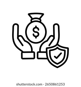 Ícone do Passivo - Ilustração do Vetor