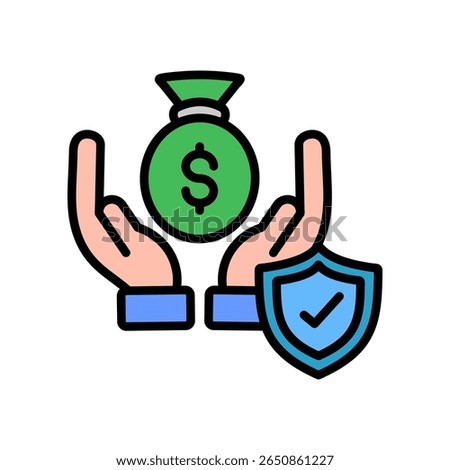 Liabilities Icon Lineal Color Vector Illustration