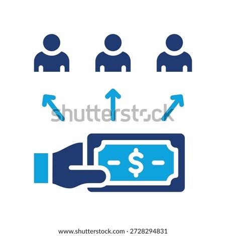 Liabilities Icon Mixed Vector Illustration
