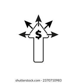 Liabilities icon. Vector illustration. EPS 10.