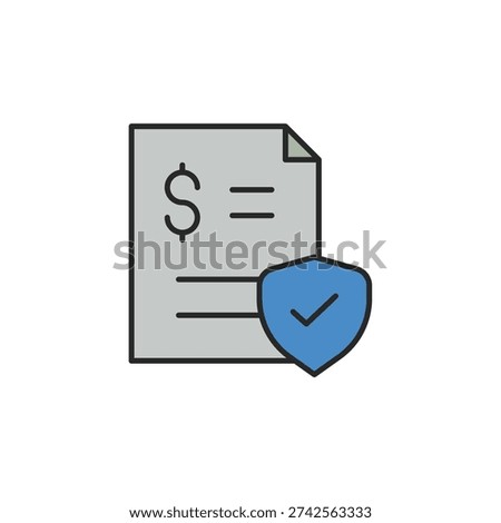 liabilities vector icon. flat sign for mobile concept and web design. Symbol, logo illustration. Vector graphics