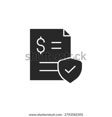 liabilities vector icon. flat sign for mobile concept and web design. Symbol, logo illustration. Vector graphics