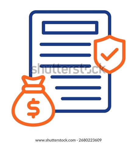 Liability Icon Color Vector Illustration