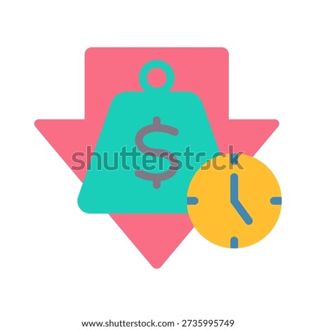 Liability Icon - Flat Color Icons For Accounting and Business