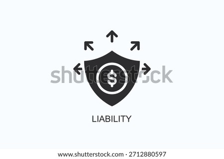 Liability Icon Or Logo Isolated Vector Illustration