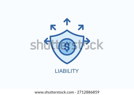 Liability Icon Or Logo Isolated Vector Illustration