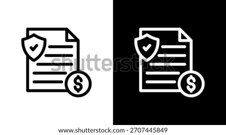 Liability With Icon Set Design