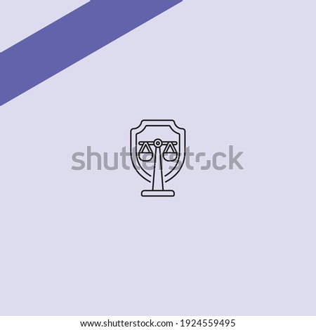 liability insurance icon in background purple
