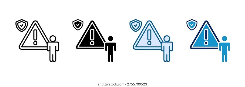Liability Insurance Icon Set Multiple Style Collection