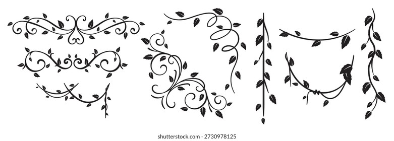 Liana Vector blanco y negro