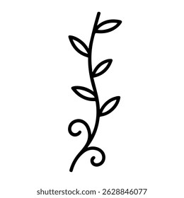Liana icon on white background vector
Vector icon plants and flowers