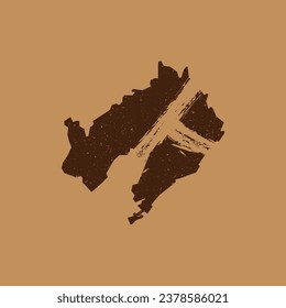 Liaoning Map - World Map International vector template. China region silhouette vector illustration