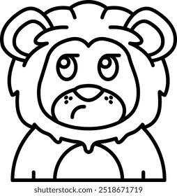 Diseño de icono de Vector de línea mentirosa
