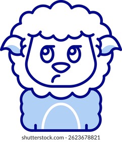 Diseño de icono de Vector de línea mentirosa
