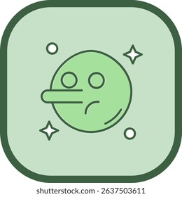 Liar Line vector Icon Design