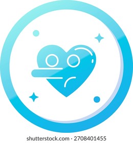 Diseño de icono de Vector de línea mentirosa