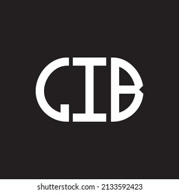Diseño del logo de la carta LIB sobre fondo negro. LIB creativo concepto del logo de la letra. Diseño de letras LIB.
