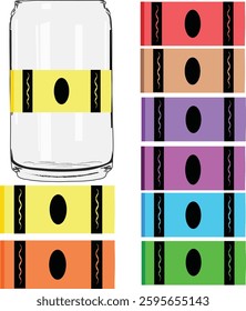 Libbey can glass wrap, Coffee can, 16oz Full wrap, Teacher, fruits, leopard animal, cow, bee, honey, sea, meramide, paw, hearts, love, school, apple, strawberry, football, dogs, rainbow, race, flower