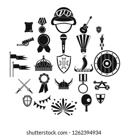 Liberality icons set. Simple set of 25 liberality vector icons for web isolated on white background