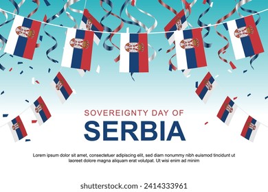 Liberation Day San Marino background. Vector illustration